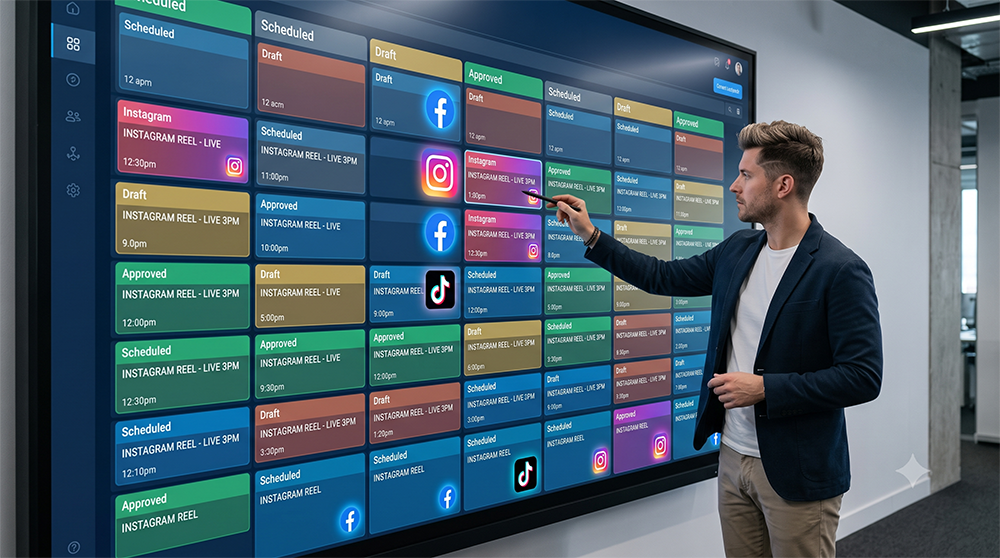 Materiale visivo per display
